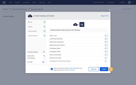 talkdesk install.